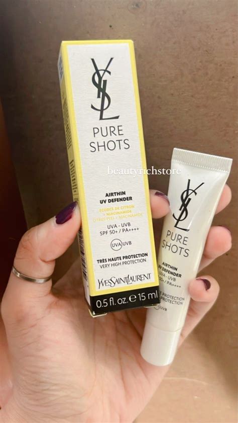 ysl pure shots sunscreen|More.